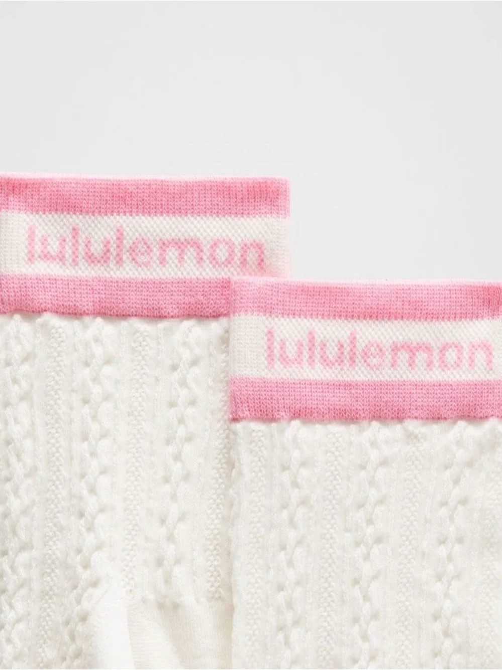 Lululemon - Cable Knit Socks - Quarter Length - Size XL - NWT
